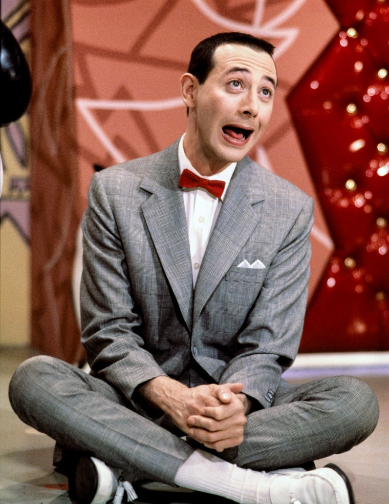 Paul Reubens as Pee Wee Herman on 'Pee Wee's Playhouse' in the 1980's.