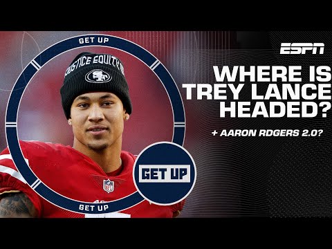 What will the San Fransisco 49ers do with Trey Lance ❓ + Aaron Rodgers 2.0 ❓ | Get Up