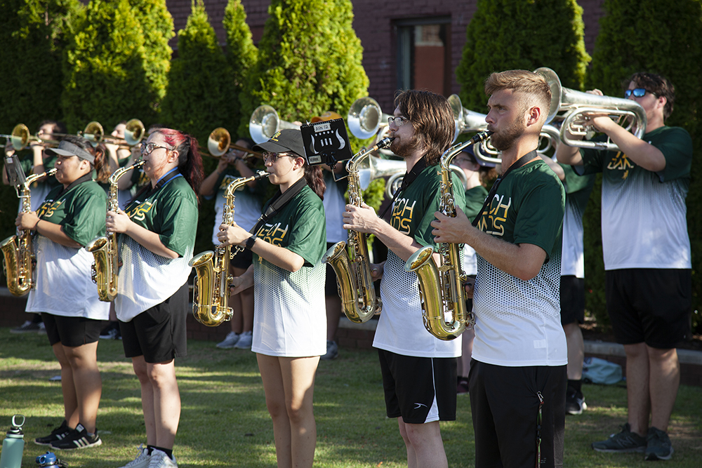 ATU Marching Band at Russellville Depot 2021