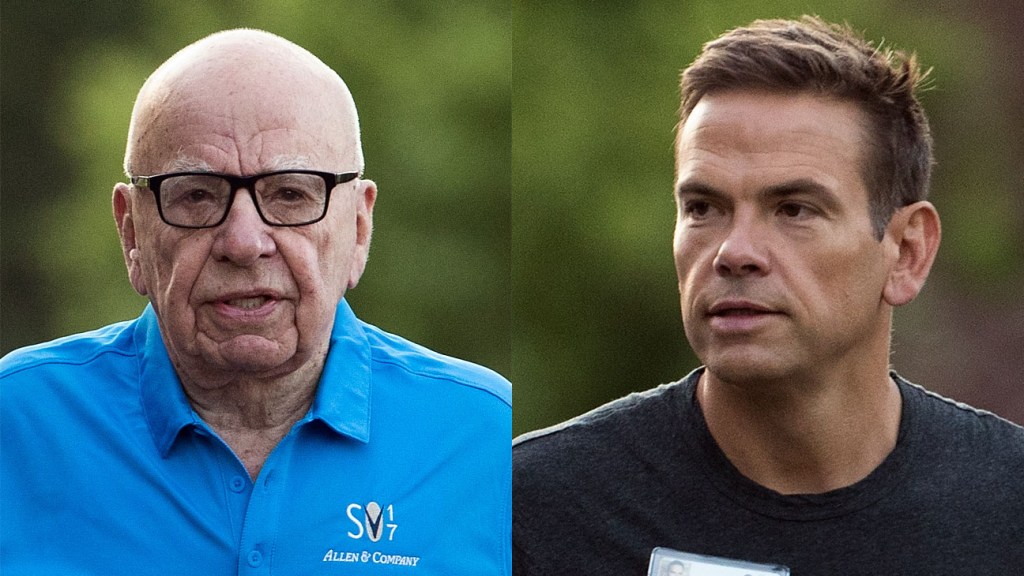 Rupert Murdoch and Lachlan Murdoch