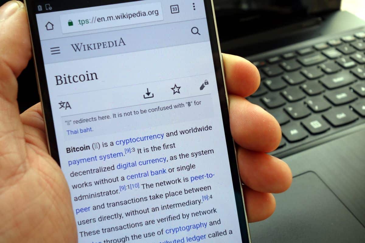 Bitcoin Wikipedia Source: Adobe / piter2121