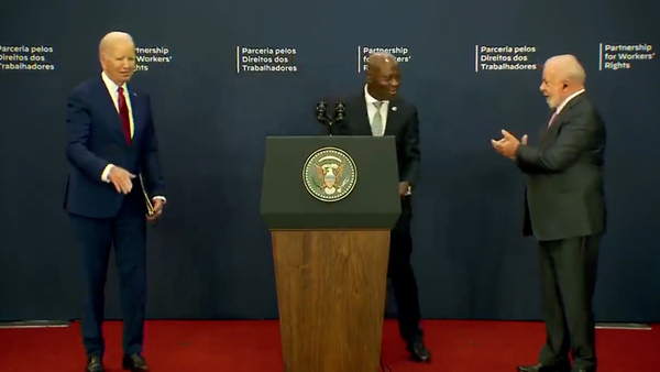 Joe Biden forgets to shake Lula's hand during UN meeting