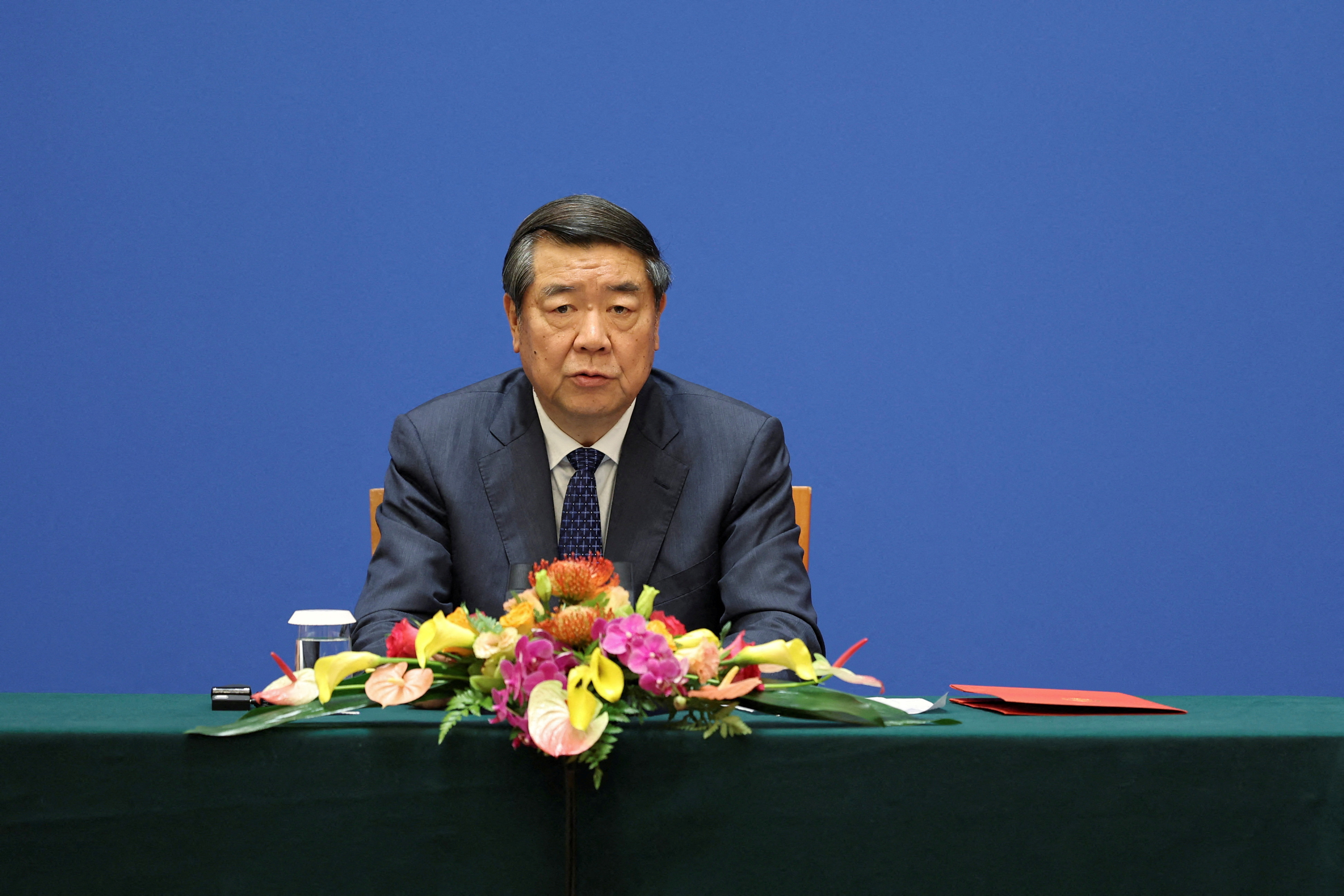 Chinese Vice Premier He Lifeng in Beijing