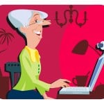 old lady lawyer elderly woman grandmother grandma laptop computer Instantly Interpret Free: Legalese Decoder - AI Lawyer Translate Legal docs to plain English