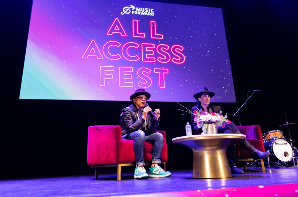 Presenters at the 2023 All Access Fest in Los Angeles.