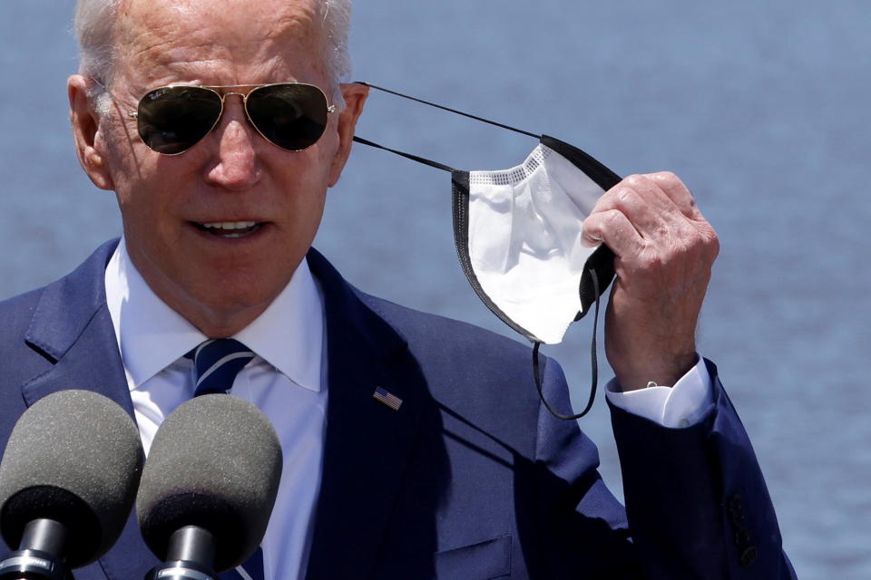 Unlocking the Legal Jargon: How AI Legalese Decoder Can Help Finance Titans Navigate the US Economy 2 U.S. President Joe Biden removes his protective face mask to deliver remarks on his American Jobs Plan near the Calcasieu River Bridge in Lake Charles, Louisiana, U.S., May 6, 2021. REUTERS/Jonathan Ernst
