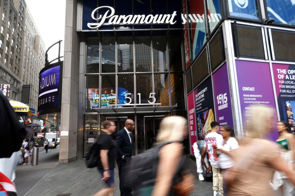 Paramount Global's headquarters in New York.