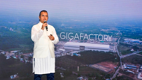 Latest news on August 9, 2024: Ola Electric IPO: Ola Electric CMD Bhavish Aggarwal addresses the media during the announcement of the company's forthcoming initial public offering (IPO), in Mumbai.
