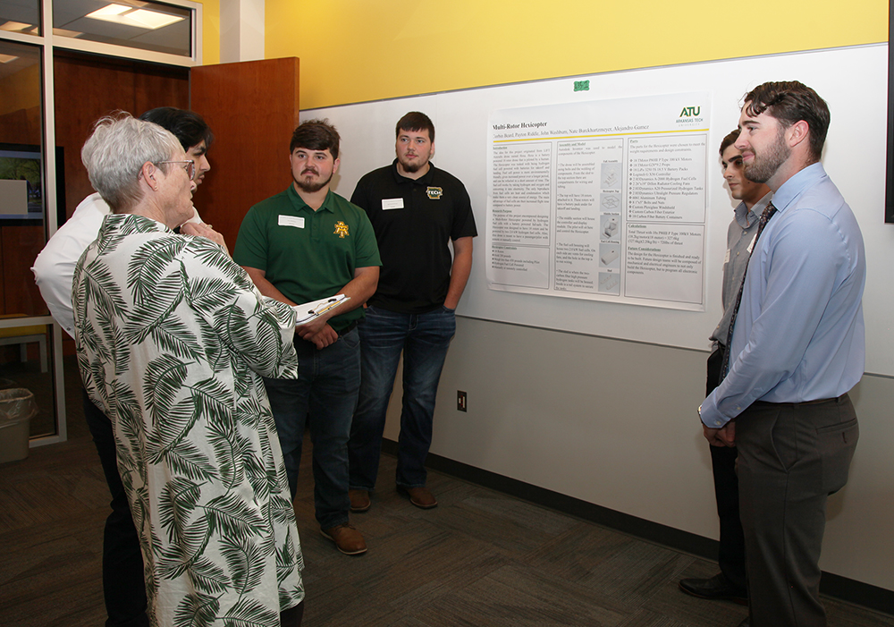 Students Presenting at the Symposium