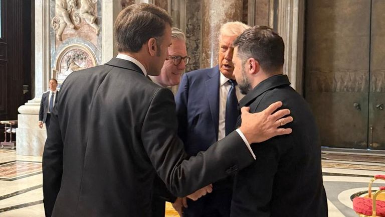 Decoding the Attendance: How AI Legalese Decoder Clarifies Who Was and Wasn't at the Pope's Funeral 2 Keir Starmer Interacting with Other Leaders