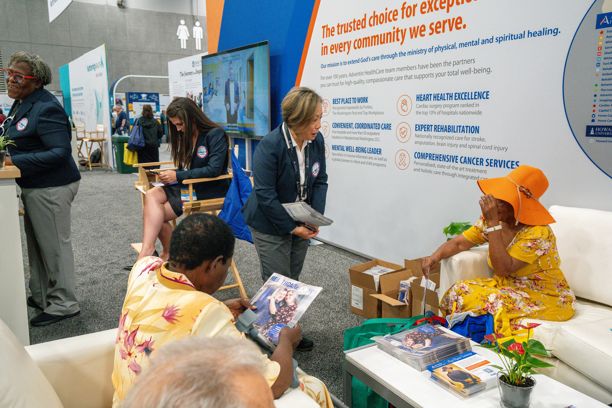 NAD healthcare exhibit