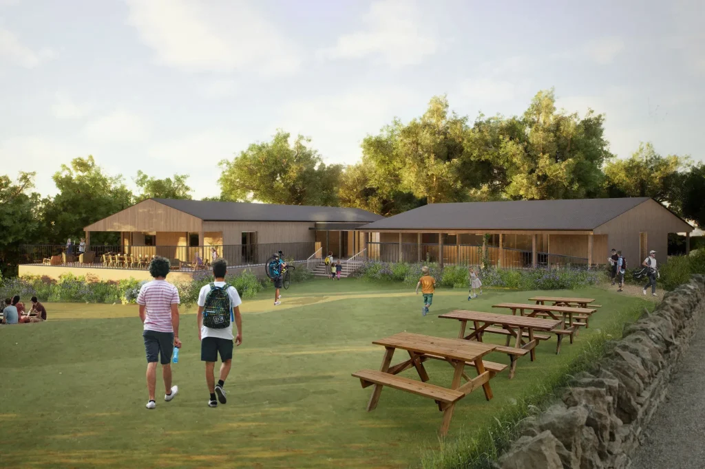 Revolutionizing Communication: How AI Legalese Decoder Can Simplify Cleeve Hill's New Clubhouse Plans in Golf Business News 1 Designs for the new clubhouse include timber-clad walls and communal spaces