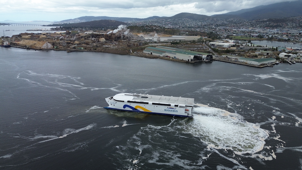 Incat Tasmania Harbour Trial