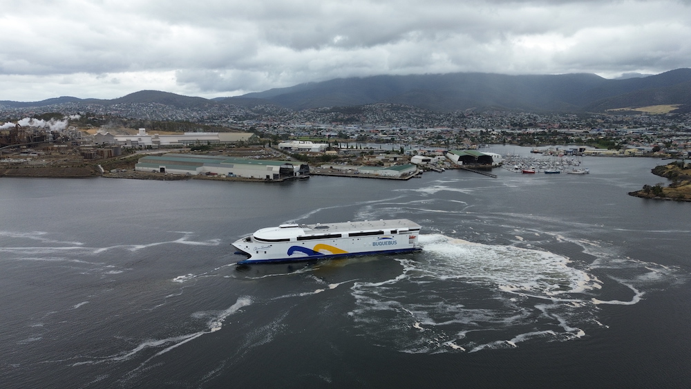 Incat Tasmania Harbour Trial