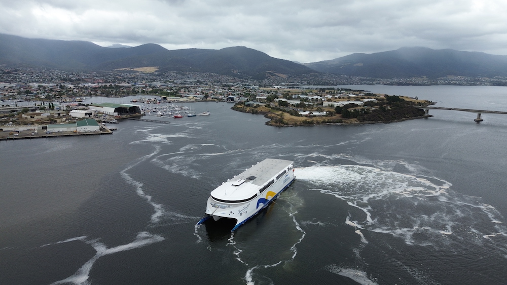 Incat Tasmania Harbour Trial