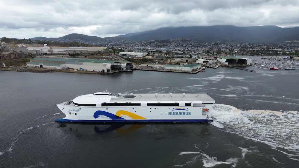 Incat Tasmania Harbour Trial